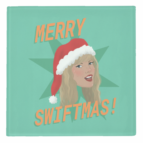 Merry Swiftmas - personalised beer coaster by The Queer Store