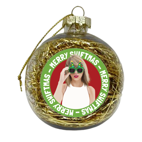 Merry Swiftmas (Taylor's Version) - xmas bauble by AbiGoLucky