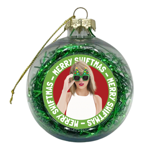 Merry Swiftmas (Taylor's Version) - xmas bauble by AbiGoLucky