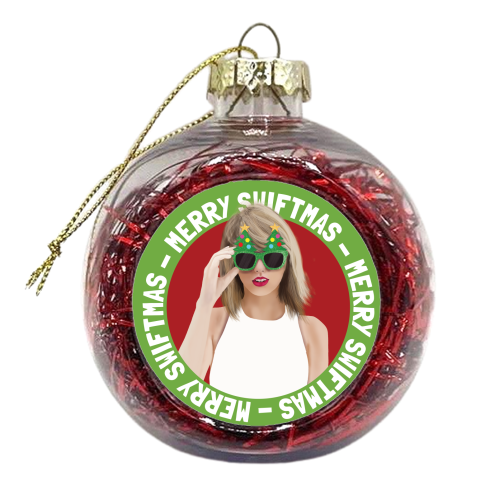 Merry Swiftmas (Taylor's Version) - xmas bauble by AbiGoLucky