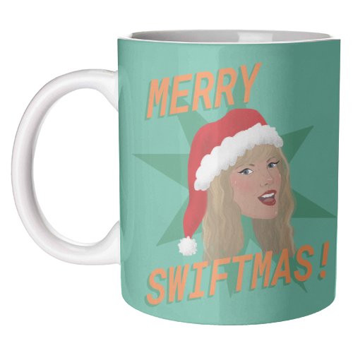 Merry Swiftmas - unique mug by The Queer Store