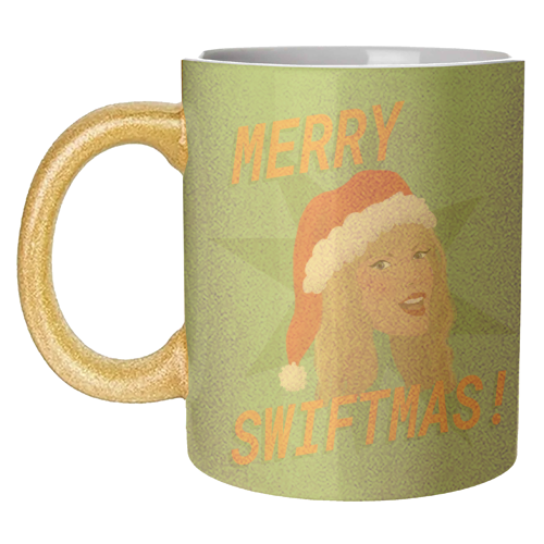 Merry Swiftmas - unique mug by The Queer Store