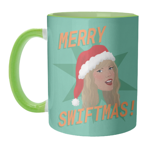 Merry Swiftmas - unique mug by The Queer Store