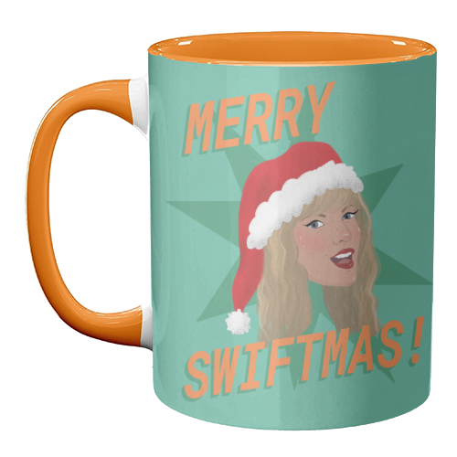 Merry Swiftmas - unique mug by The Queer Store