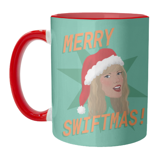 Merry Swiftmas - unique mug by The Queer Store