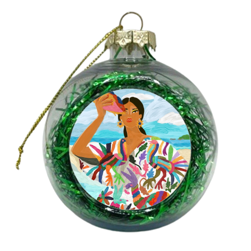 Mexican Colors - xmas bauble by Ana Clerici