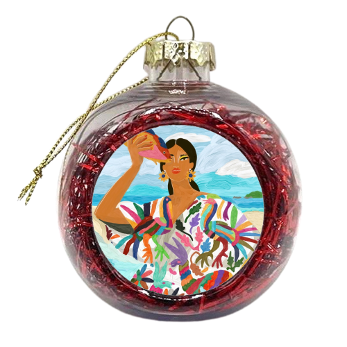 Mexican Colors - xmas bauble by Ana Clerici