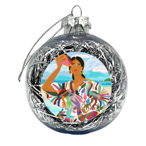 Mexican Colors - xmas bauble by Ana Clerici