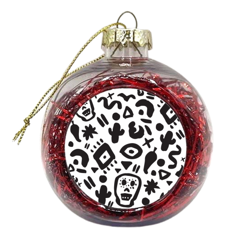 Mexico Fiesta - xmas bauble by Cassie Swindlehurst