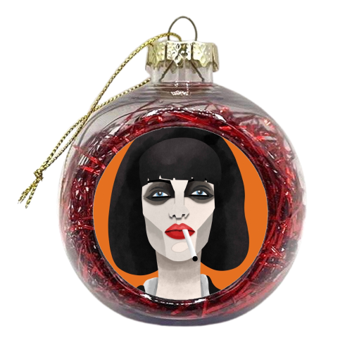 Mia - xmas bauble by ainsley wilson