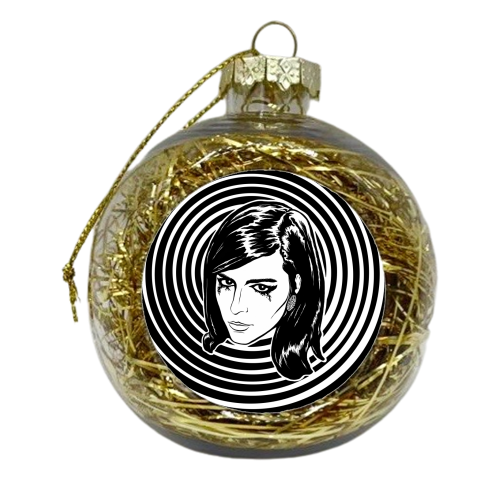 Mia Mascara - xmas bauble by Si Gross