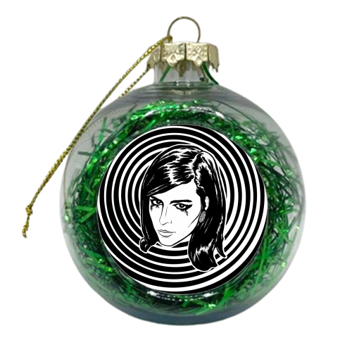 Mia Mascara - xmas bauble by Si Gross