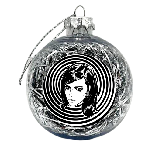 Mia Mascara - xmas bauble by Si Gross