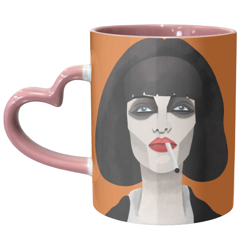 Mia - unique mug by ainsley wilson
