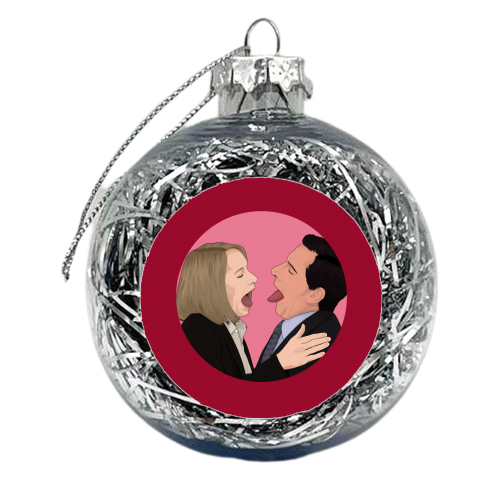 Michael and Holly - xmas bauble by Pink and Pip
