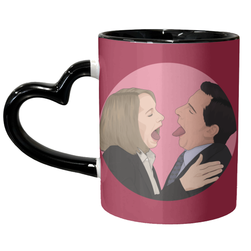 Michael and Holly - unique mug by Pink and Pip