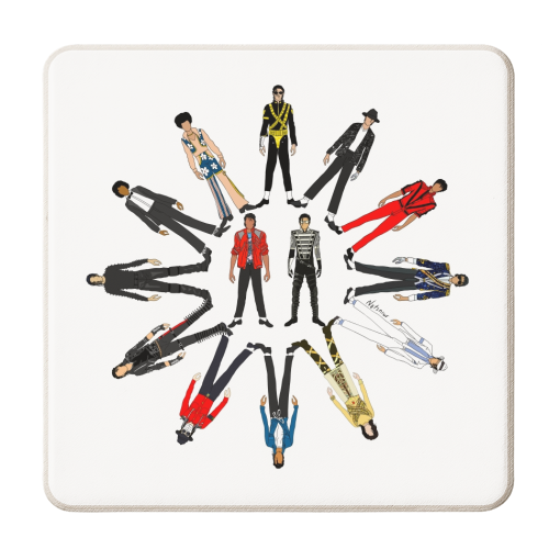 Michael - personalised beer coaster by Notsniw Art