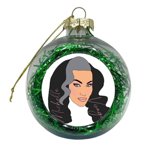 Michelle - xmas bauble by Ben Willis-Payne