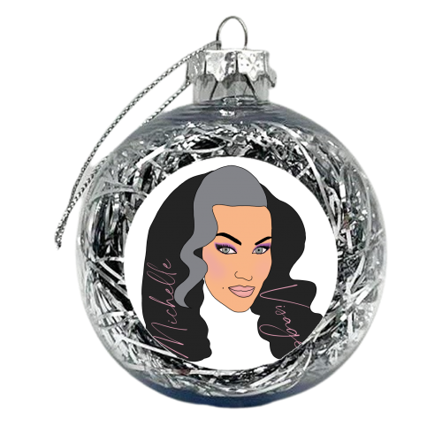 Michelle - xmas bauble by Ben Willis-Payne