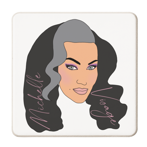 Michelle - personalised beer coaster by Ben Willis-Payne