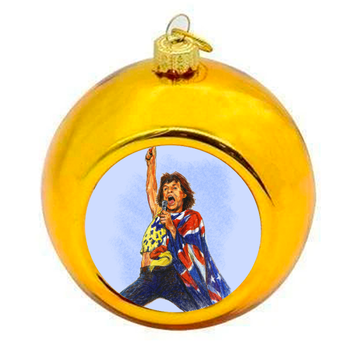 Mick - colourful christmas bauble by Ms Doodle
