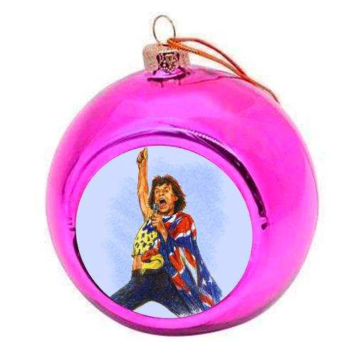 Mick - colourful christmas bauble by Ms Doodle