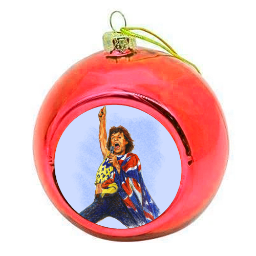 Mick - colourful christmas bauble by Ms Doodle