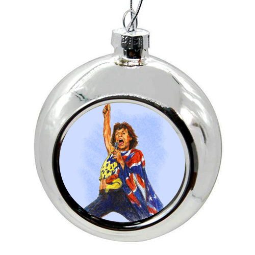 Mick - colourful christmas bauble by Ms Doodle