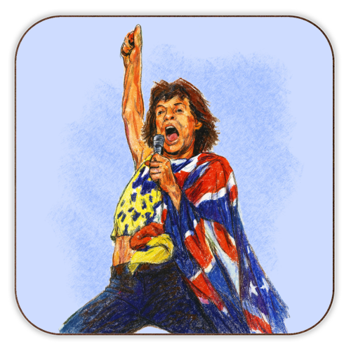 Mick - personalised beer coaster by Ms Doodle