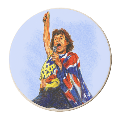 Mick - personalised beer coaster by Ms Doodle