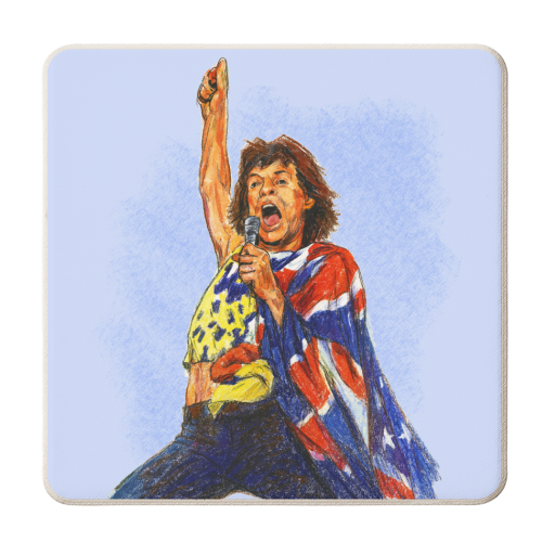 Mick - personalised beer coaster by Ms Doodle