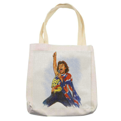 Mick - printed canvas tote bag by Ms Doodle