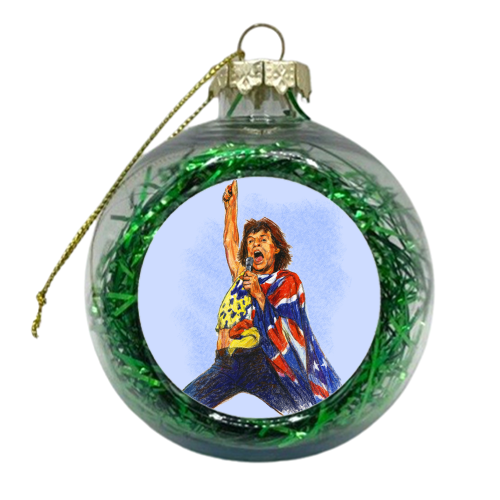 Mick - xmas bauble by Ms Doodle