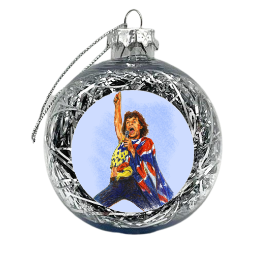 Mick - xmas bauble by Ms Doodle