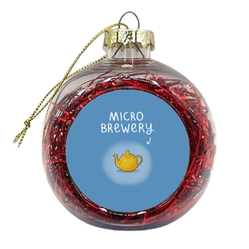 Micro Brewery - xmas bauble by Carl Batterbee