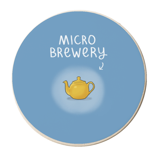 Micro Brewery - personalised beer coaster by Carl Batterbee