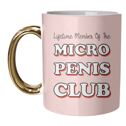 Micro Penis Club - unique mug by Adam Regester