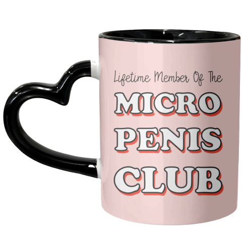 Micro Penis Club - unique mug by Adam Regester