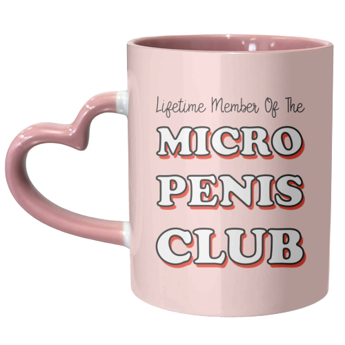 Micro Penis Club - unique mug by Adam Regester