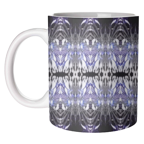 Midnight Agapanthus Second - unique mug by Lauren Douglass