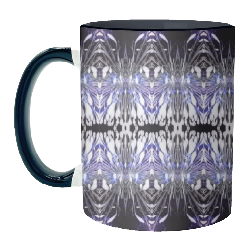 Midnight Agapanthus Second - unique mug by Lauren Douglass