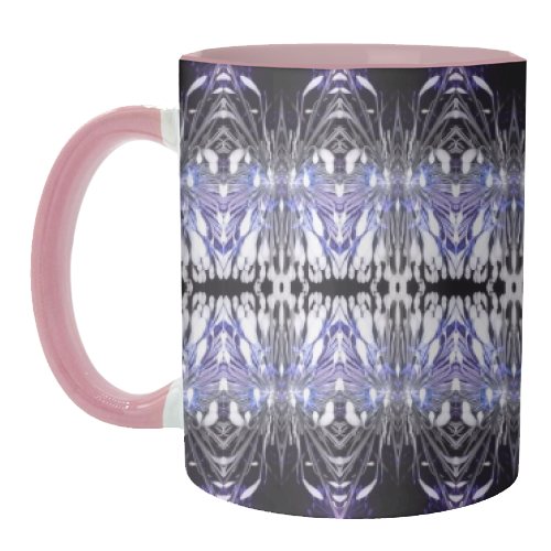 Midnight Agapanthus Second - unique mug by Lauren Douglass