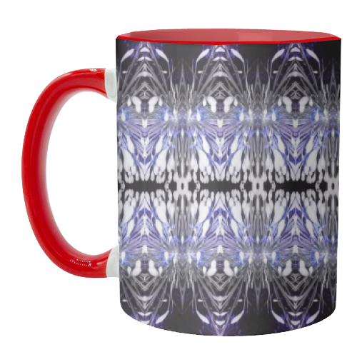 Midnight Agapanthus Second - unique mug by Lauren Douglass