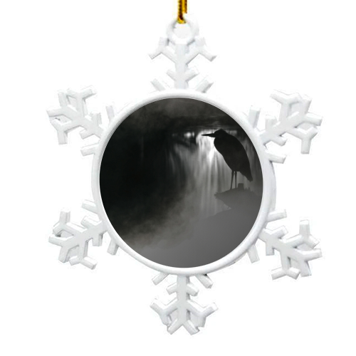 Midnight Foray - snowflake decoration by Lordt