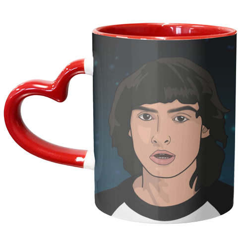 Mike print - unique mug by The Girl Next Draw