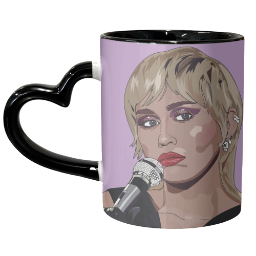 Miley Cyrus Collection - unique mug by Catherine Critchley.