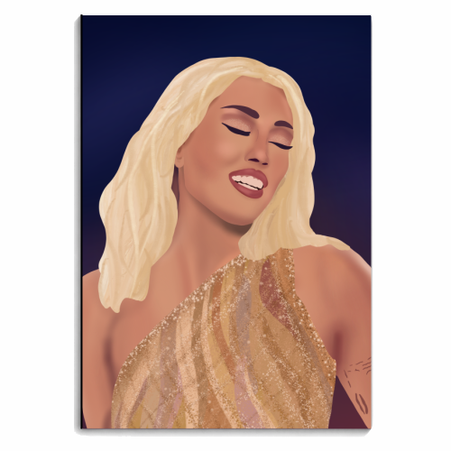 Miley Cyrus - personalised A4, A5, A6 notebook by Rock and Rose Creative