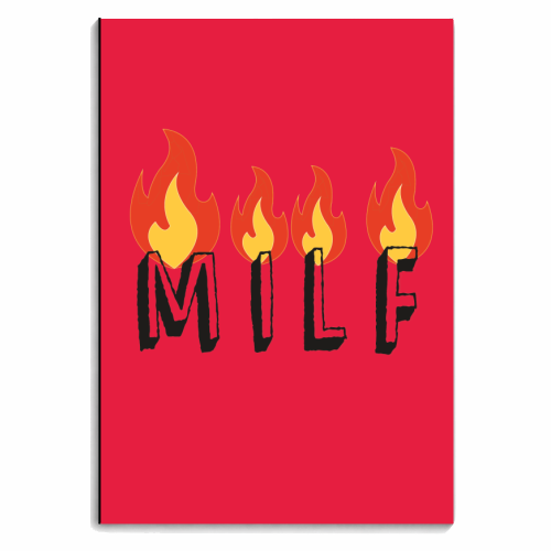 MILF - personalised A4, A5, A6 notebook by Laura Lonsdale
