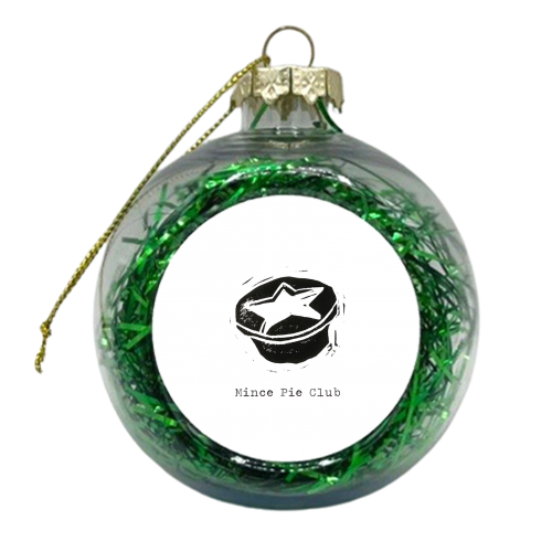 Mince Pie Club - xmas bauble by The 13 Prints