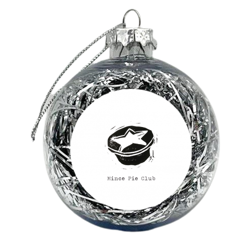 Mince Pie Club - xmas bauble by The 13 Prints